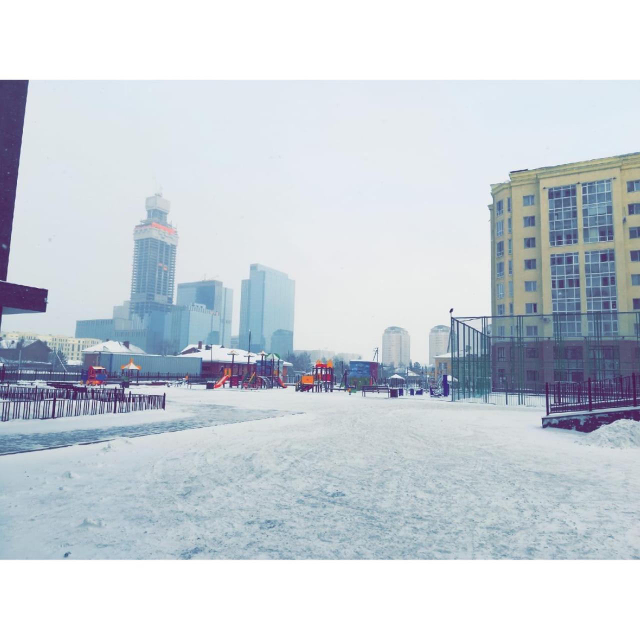 Best Apartment On Sauran Towers Astana Ngoại thất bức ảnh